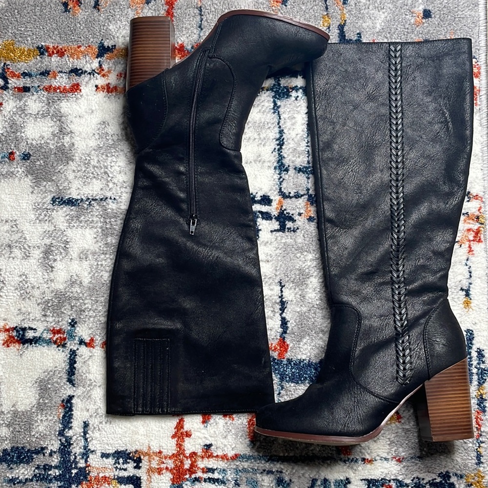 Francesca’s Milano Wide calf boot